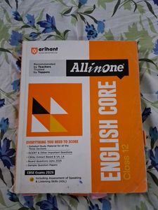 Arihant All in One English Core Class 12
