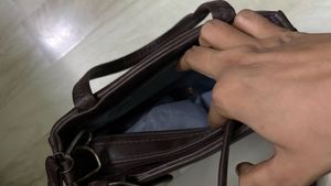 Stylish Dark Brown Handbag