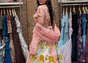 Stunning Embroidered Lehenga Choli Set