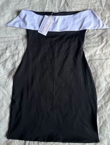 Chic Off-Shoulder Black Dress