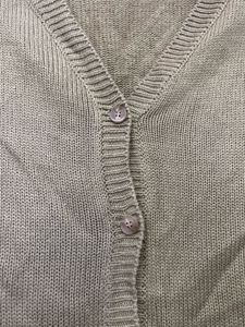 Olive Green Button-Up Cardigan