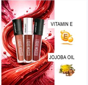 Love Earth Browns Liquid Mousse Matte Lipstick | M