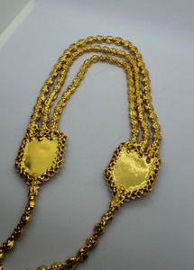 Traditional Gold &amp; Red Stone Necklace
