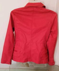 Coral Jacket with Pockets