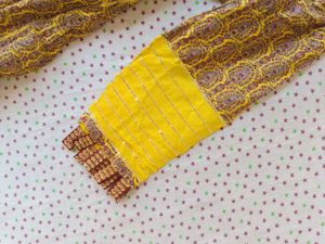 Yellow Printed Anarkali Kurta