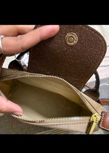 Chic Beige &amp; Brown Handbag