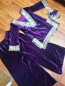 🧨💜Designer Velvet Shrara Set