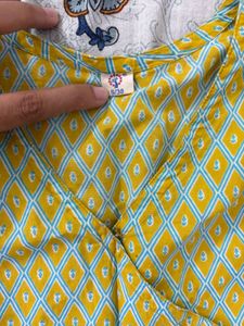cute peplum kurti