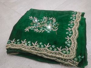 hand work saree