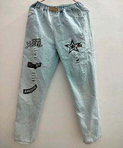 Light Wash Distressed Jeans