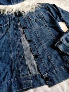 🤍Hooded Denim Jacket 🧥