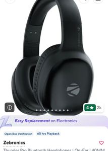 Zebronics Thunder Pro Bluetooth Headphones