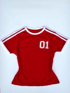 01 varsity baby tee