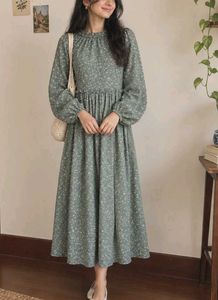 Chic Floral Print Maxi Dress