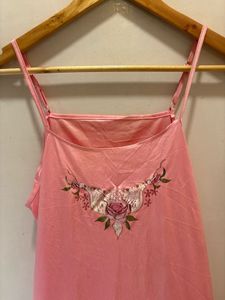 Cute Pink Slip Dress