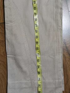 Beige striped Casual Pants