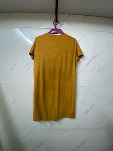 This Is Branded Mustard Dress.