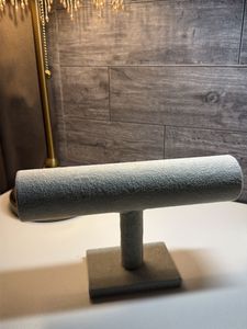 Grey Velvet Bangle/Jewelry Display Stand