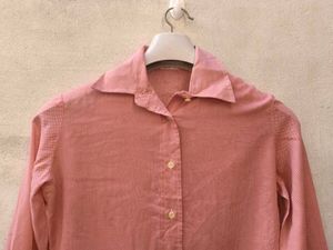 New with tag Pink Button-Up Shirt Bell Sleeves