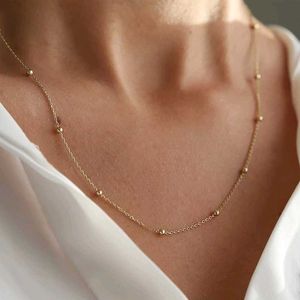 Premium Delicate Gold Beaded Chain