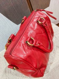Chic Red Barrel Handbag
