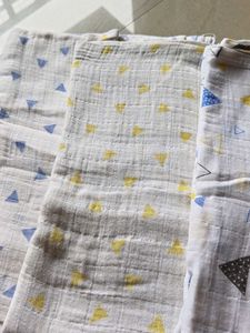Cute Triangle Print Swaddle Blankets (Set of 3)