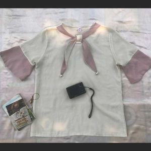 Cute Bow Detail Top