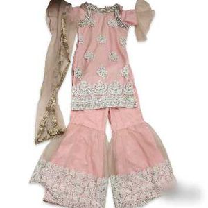 Elegant Pink Embellished Kurta