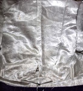 Elegant silver Silk Kurta