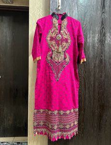 Three Peice Cordset With 2 Kurtis