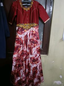 Designer Party Wear Flared Gown For Women In Xl