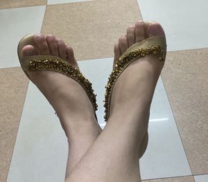 Unique emsons showroom ghungroo sandals
