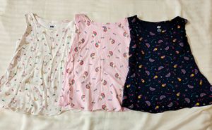 Pack Of 3 Cotton Dresses- 12 To 18 Months