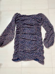Floral Print Mini Dress