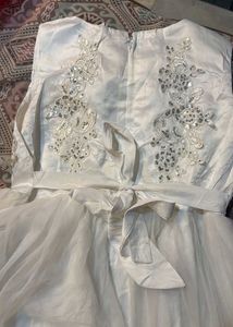 Sparkling White Tulle Dress🎀