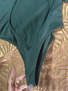 SHEIN Stylish Cut-Out Bodysuit Top