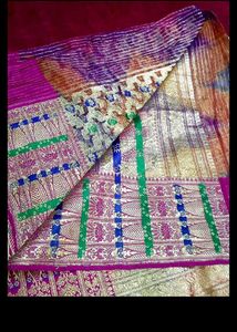 Pure Banarasi-Style Multi-Shade Zari Saree