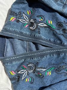 Vintage Embellished Denim Jacket