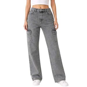 Grey Cargo Jeans