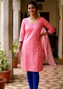 Stylish Pink Kurti
