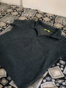 Women's Dark Green Polo Shirt