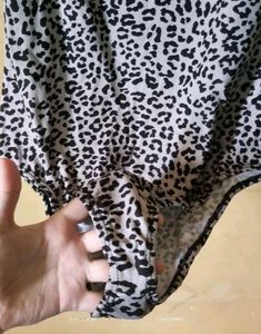 Leopard Strappy Bodysuit