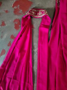 Elegant Pink Ethnic Gown