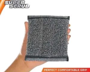 Stainless Steel Kitchen Scrubber (Pack of 4)