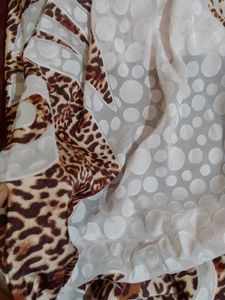 Leopard Print Chiffon Hijaab/Scarf