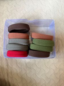 Set of 9 Assorted Hair Ties