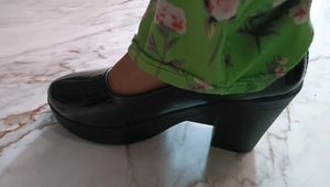 Chic Black Wedge Heels