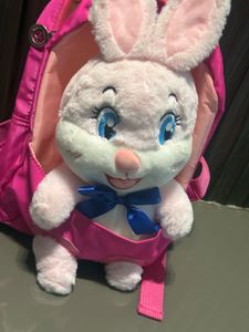 Cute Pink Bunny Backpack