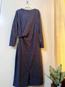 Cozy Knit Wrap Dress
