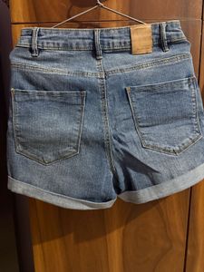 Classic Blue Denim Shorts